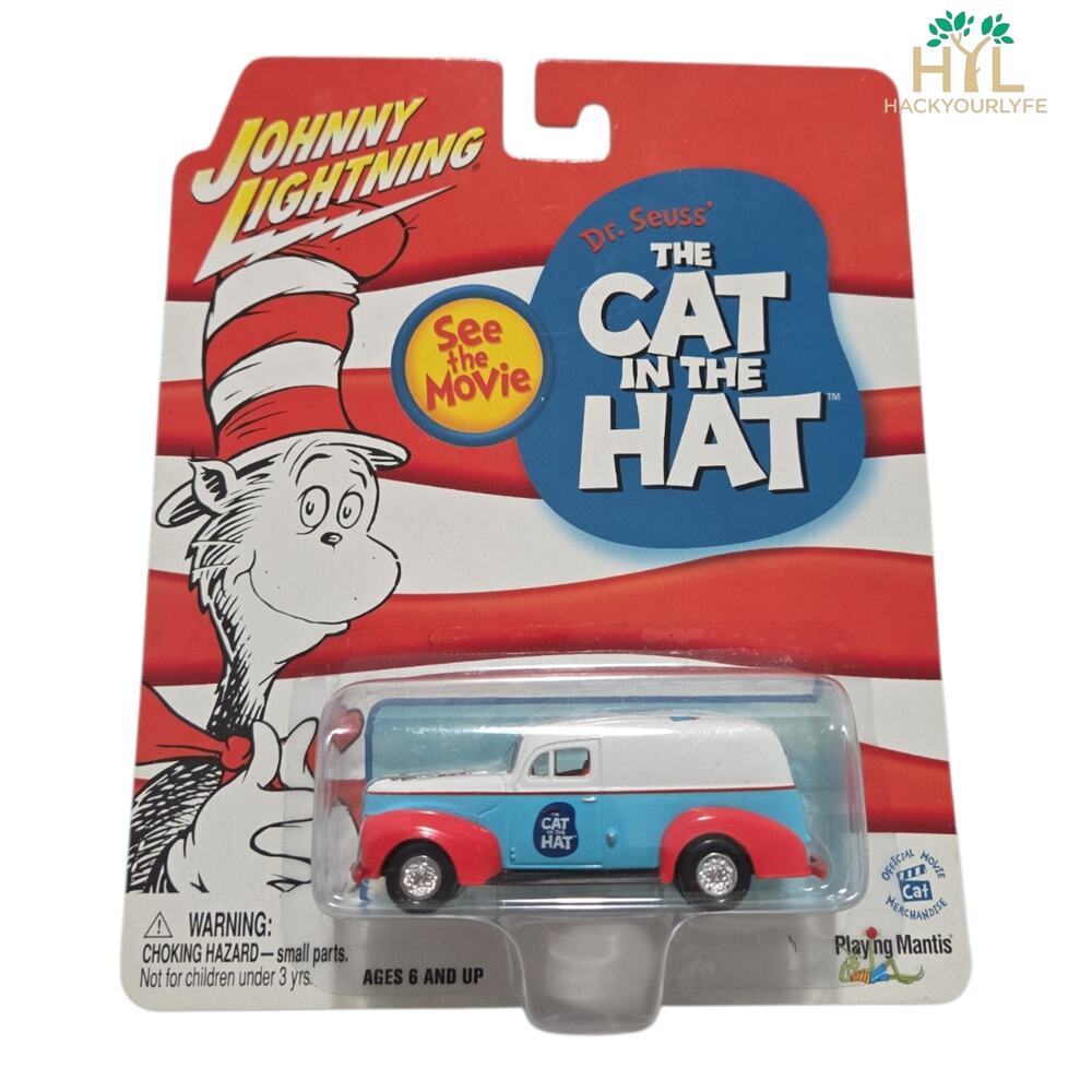 Johnny Lightning Dr Seuss The Cat in the Hat 1940 Ford Sedan Delivery Diecast